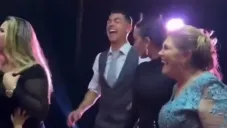Cristiano y Georgina en la fiesta