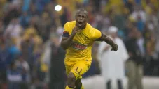El delantero en partido con América