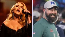 ¿Ya extraña la NFL? Jason Kelce 'interrumpe' concierto de Adele al gritar &quot;Eagles&quot;