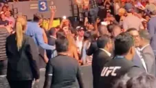 Imágenes de la batalla campal en la Arena Ciudad de México