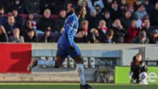 Festejo de los Blues en su visita de este sábado