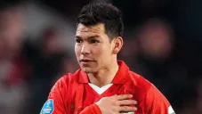 El mexicano no fue titular en este partido de Champions