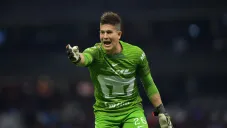 El arquero uruguayo en su etapa con Pumas