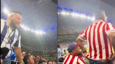 Aficionado de Rayados &quot;arremetió&quot; contra seguidor de Chivas