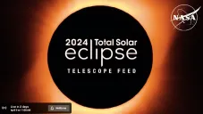 El canal de la NASA llevará a detalle el paso a paso del eclipse.