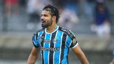 Festejo del exdelantero del Atlético de Madrid