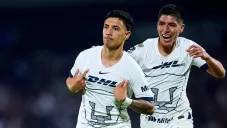 El futbolista de universitario en festejo