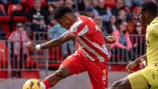 Momentos del partido de este domingo