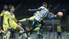 Momentos del remate del futbolista