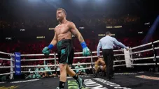 El tapatío sobre el encordado en Las Vegas