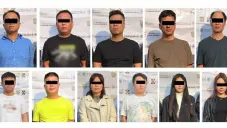 Los detenidos fueron puestos a disposición del Ministerio Público.