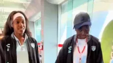 Las jugadoras en el reto