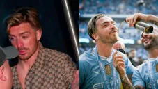 Grealish celebró en grande el campeonato del Man City