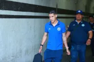 Antuna en su llegada al Estadio Ciudad de los Deportes