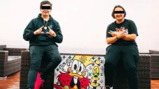 Las postales se tomaron desde la casa del influencer.