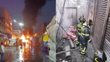 Pasadas las 6 de la mañana de este jueves el siniestro comenzó.