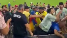 Mexicano recibe golpe en el México vs Ecuador