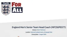 Inglaterra abre vacante a través de internet