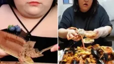 La influencer ha muerto tras comer por 10 hora seguidas