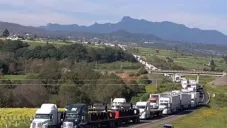 La autopista ya cumplió más de 24 horas cerrada.