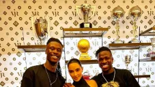 Vinicius Jr. invita a su casa a cenar a Kim Kardashian y a Eduardo Camavinga