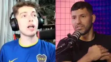 Kun Agüero protagoniza pelea con streamer 'Davo' tras eliminación de Boca Juniors