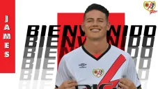 James Rodríguez es nuevo jugador del Rayo Vallecano