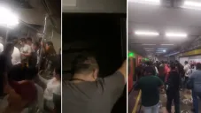 Las personas fueron desalojadas de las estaciones para que llegaran a su destino.