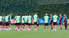 La concentración de la selección antes de los amistosos