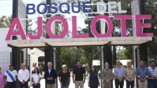 La intervención permitirá que el Bosque del Ajolote se convierta en un centro de educación ambiental.