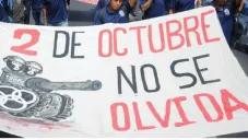 Se cumplen 56 años de la masacre de Tlatelolco.