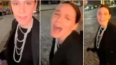 Quedo grabado el momento exacto donde la influencer cae y pierde la vida.