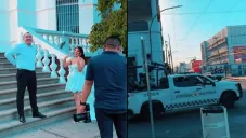 VIDEO: &quot;No lo haga, compa” ¡La Guardia Nacional advierte a un novio de no casarse, en Culiacán!