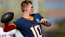 Bo Nix se prepara para enfrentar a los Saints