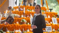 Claudia Sheinbaum en su primera ofrenda como presidenta