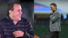 Ricardo La Volpe y Cuauhtémoc Blanco se encuentran en el Cruz Azul vs América