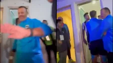 Imágenes del momento donde los jugadores de Rayados reclamaron