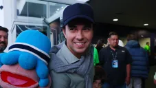 ‘Checo’ Pérez celebra Tricampeonato de América en palco con Emilio Azcárraga