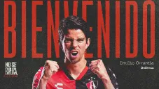 Carlos Orrantia es presentado como nuevo jugador del Atlas