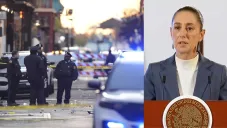 Claudia Sheinbaum lamenta lo sucedido en Nueva Orleans, Estados Unidos