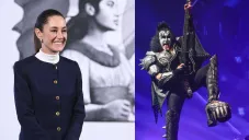 Gene Simmons, de la banda de rock Kiss, agradece a Sheinbaum por ayuda en incendios de California