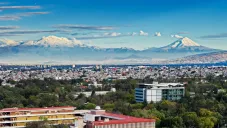 Los increíbles paisajes se pudieron apreciar desde diferentes puntos de la ciudad y otros estados.
