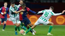 Yamal en el partido ante el Betis