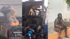 La explosión destruyó varias viviendas: se habla de seis personas lesionadas.