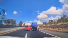 VIDEO: Familia escapa de intento de asalto en carretera México-Texcoco