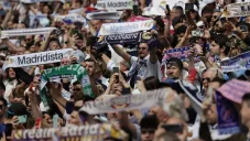 La afición merengue abucheó al Madrid durante el encuentro ante el Celta