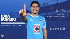 Luka Romero es nuevo jugador de Cruz Azul