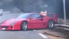 El Ferrari de Lando Norris sufre accidente cerca de Mónaco