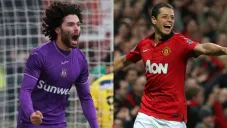 Chicharito y César Huerta los canteranos de Chivas que han marcado gol en su debut en Europa