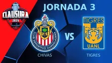Chivas vs Tigres: ¿Cuándo y por dónde ver la jornada 3 de la Liga MX?